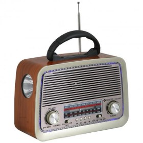 Resim RADYO NOSTALJİ ŞARJLI BT/USB/SD/AUX FENERLİ CAMERON CM-301BT 