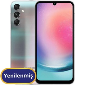 Resim Samsung A24 Yenilenmiş TR Garanti | 128 GB 6 GB Gümüş 