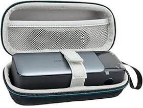 Resim Baomaeyea kişi için Anker Power Bank 737 (PowerCore 24K), EVA Sert Seyahat Çantası Kutusu Anker 737 Powerbank ve Aksesuarları ile Uyumlu (Siyah - mavi taraf) 
