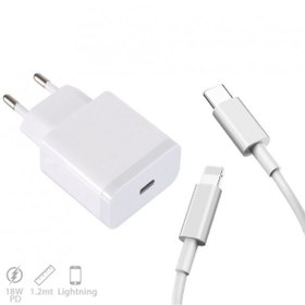 Resim HİQONİC Lightning To Type-C 18W Hızlı Şarj Cihazı Apple İpad İphone 7 8 X 11 12 13 Uyumlu Şarz Aleti 