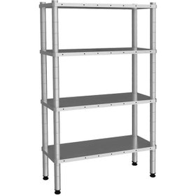 Resim Empero Emp.d.2.61122-18-4 Düz Raf Inox 610 1220 4 Katlı 1800 