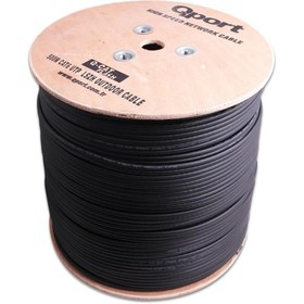 Resim Genel Markalar QPORT CAT6 Utp 23AWG 500m Outdoor Makaralı LSZH Kablo Q-CATFLASH 