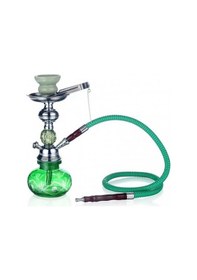 Resim Küçük Boy Nargile Takımı Yeşil 