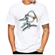 Resim Snapbuy Sapextee Vintage Mtb Erkek Bisiklet Baskılı T-shirt - Kısa Kollu Spor Üstüordu Yeşil Ordu Yeşil 