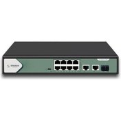 Resim Snexus Networks Sn-es1300-10fp 8 X 10/100 Poe Port + 2 X 10/100/1000m Rj45 Uplink Port + 1 X Sfp Fiber Port 120 Watt Poe Switch 