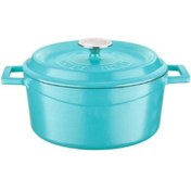 Resim Lava Spring Yuvarlak 24 cm Döküm Tencere Outlet 
