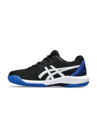 Resim Asics GEL-DEDICATE 8 GS Siyah Boys Gs Tenis Ayakkabısı 1044A077-002 Siyah 