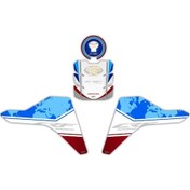 Resim GP Kompozit Honda Africa Twin CRF1000L 2018-2019 Uyumlu Tank Pad Seti Tricolor 