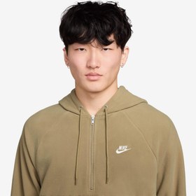 Resim Nike Club Winter Erkek Haki Eşofman Üstü 