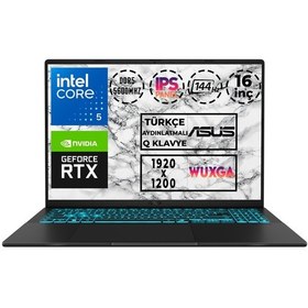 Resim Asus VivoBook 16 V3607VU-RP288003 i5 210H 32 GB 1 TB SSD 6 GB RTX4050 16" Dos Dizüstü Bilgisayar 