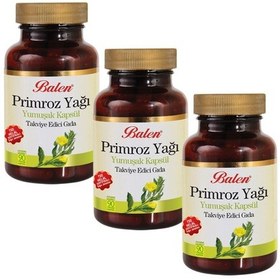Resim Balen Primroz Yağı Kapsül (Çuha Çiçeği) 650 MG 90 Kapsül 3 Adet 