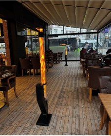 Resim Pelet Soba - Roket Soba - Füze Soba - Cam Soba - Büyük Boy Tepsisiz Model Tdrtr 