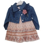 Resim Pikoline 1347 Kot Ceketli Kız Çocuk Elbise 001 