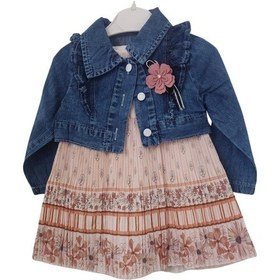 Resim Pikoline 1347 Kot Ceketli Kız Çocuk Elbise 001 