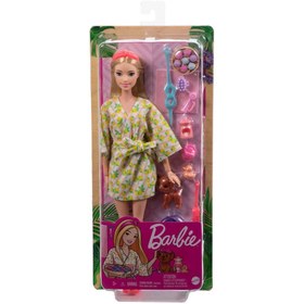 Resim Nessiworld HKT90 Barbie Wellness - Spa Günü Sarışın Bebek 