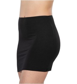 Resim Siyah Mı Emay 1437 Modal Cotton Mini Jupon Siyah 