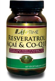 Resim Lifetime Q Resveratrol Acai & Co-Q10 Vagetarian Capsules 