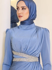Resim Soraya Tesettür Abiye - Mint / 36 