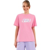 Resim Skechers G Essential Kız Çocuk Pembe Tişört 