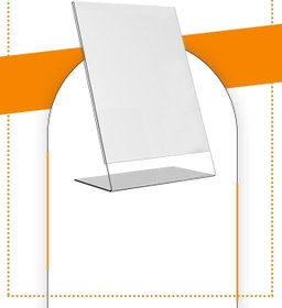 Resim Genel Markalar A4 L Tipi Dikey 5'Lİ Masa Üstü 2.8 Mm Şeffaf Pleksi Föylük / Broşürlük 