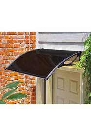 Resim SUNDURMAGROSS Kapı Pencere Üstü Pratik Sundurma 120 X 100 cm Siyah 