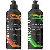 Resim Netfer 2'li İnce Orta Pasta Set - 2x500 Ml 