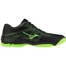 Resim Mizuno Wave Lightning Pro Unisex Voleybol Ayakkabısı Siyah / Yeşil Çok Renkli 