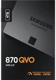 Resim 4TB SAMSUNG 870 560/530MB/s QVO MZ-77Q4T0BW SSD 