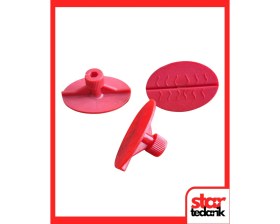 Resim Pdr Boyasız Göçük Düzeltme Plastiği Kırmızı Elips 49-34MM 10 Adet 