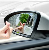 Resim sebura Yağmur Tutmaz Kaydırıcı Film Kolay Görüş Film Buğu Önleyici Araba Oto Dış Ayna Araç Dış Dikiz Aynası 