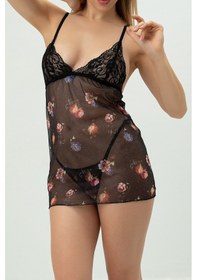 Resim Phevos Dantel Detaylı Sırt Dekolteli Gecelik 001 