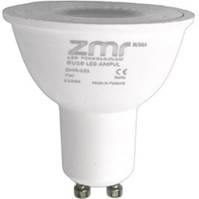 Resim Zmr 7w 3000k Günışığı Led Çanak Ampul 540lm Düşük Tüketim Yüksek Işık 