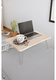 Resim Taşınabilir Katlanır Yatak Koltuk Üstü Hasta Servis Bilgisayar Çalışma Sehpası Sonomo 