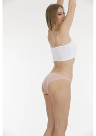 Resim Berrak Kadın Lazer Kesim Polyester Bikini Külot 11690 - 12 Adet 001 