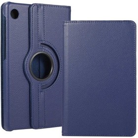 Resim Lenovo Tab M10 Plus Tbtb-128f 3. Jenerasyon Uyumlu Hgea Dönebilen Standlı Kılıf-lacivert Tablet Kılıfı 