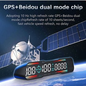 Resim Padalink G19 Araç Üstü Görüntüleyici: Gps Hız/istihdam Zamanı/enlem-boylam/tehlike Alarmı İle 7" Led Ekranlı Çok Fonksiyonlu Sürücü Yardımı 