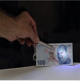 Resim Police Pilli Kalem Tipi Mini Para Feneri Pc-88 Gümüş 