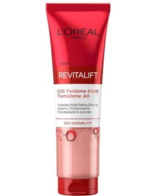 Resim L'oreal paris revitalift cilt yenileme etkili temizleme jeli 150 ml- glikolik asit 