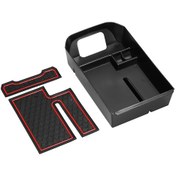 Resim Symbee Toyota Rav4 2019-2020 Araç Kol Dayama Kutusu Bölücü Aksesuarı - Abs Ve Silikon Malzeme, Anti Kayma Matlı, Düzenleyici Depolama 