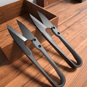 Resim 2PCS Karbon Çelik Dikiş Makasları Kesme Makasları U Şekilli Klipsler İplik Paslanmaz Çelik Nakış El Sanatları Makas Terzi, DIY, Kullanımı Kolay 