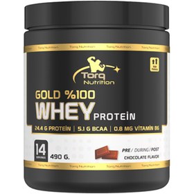 Resim TORQ NUTRİTİON Gold %100 Whey Protein Çikolatalı 490g 
