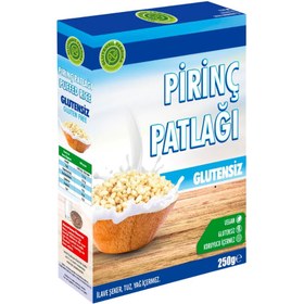 Resim GLUTENSİZ FABRİKA Glutensiz Pirinç Patlağı Sade 250g 