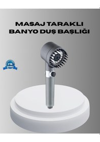 Resim Spa Etkili Masaj Uçlu Duş Başlığı Ergonomik Tasarım Çok Renkli 