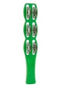 Resim Temel Plastik Çubuk Tef 6 Zilli Yeşil 26 Cm 