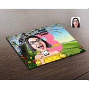 Resim Kişiye Özel Kadınlar Günü Karikatürlü Ahşap Puzzle-2 