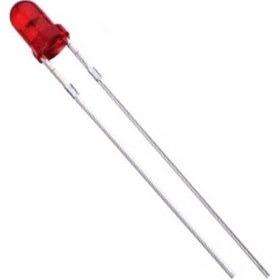Resim 3Mm Led Kırmızı Difuze Diffused Buzlu 500 Adet 