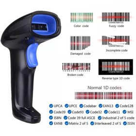 Resim Temiz Pazar Usb Kablolu Lazer Barkod Okuyucu - CCD El Tipi 1D Barkod Okuyucu 