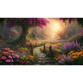 Resim Venspor Büyülü Bahçe Yolu Temalı Arkaplan, Profesyonel Fotoğrafçılık için 200x150cm Duvar Örtüsü Fon 