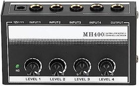 Resim 4 kanallı kulaklık amplifikatörü, kulaklık amplifikatörü Sahne için ses kalitesi (AB konektörü) 