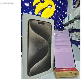 Resim Apple iPhone 15 Pro Max İkinci El TR | 256 GB | Siyah 